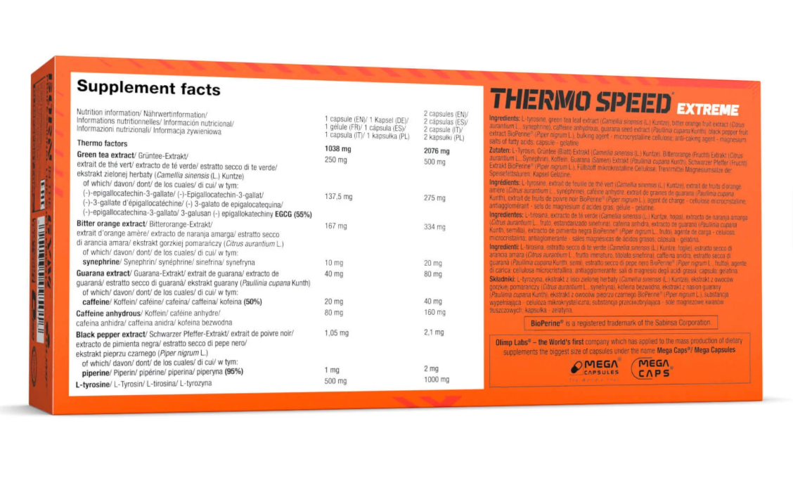 Olimp Thermo Speed® Extreme Mega Caps® - 120 Kapsułek