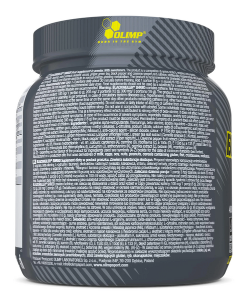 Olimp BLACKWEILER® Shred 480g